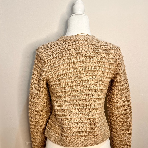 LOFT Women's Tan Cardigan Sweater - Picture 7 of 10